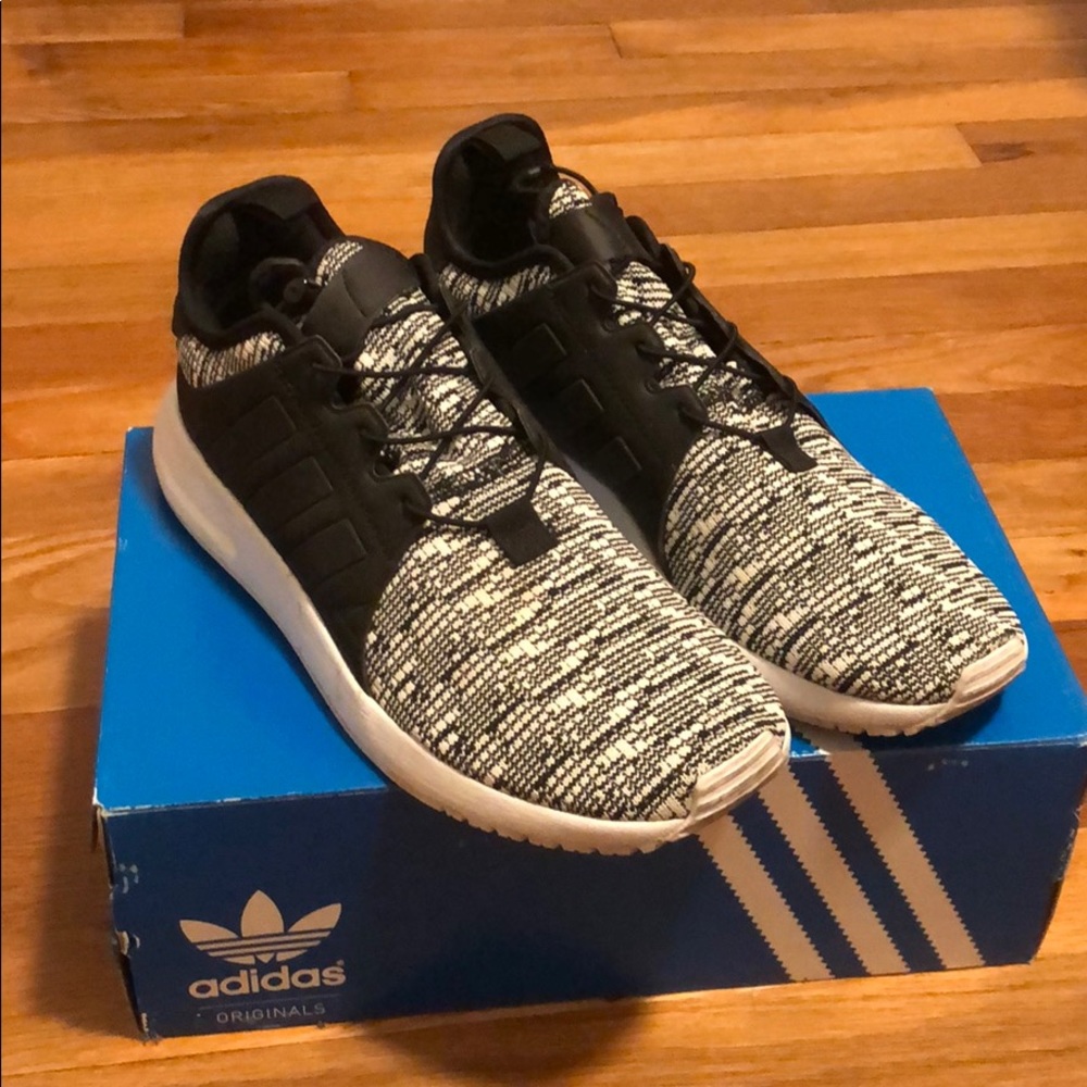 Adidas X Plr white and black sneakers size 8.5